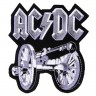 Декор нашивка  AC/DC (Пушка)