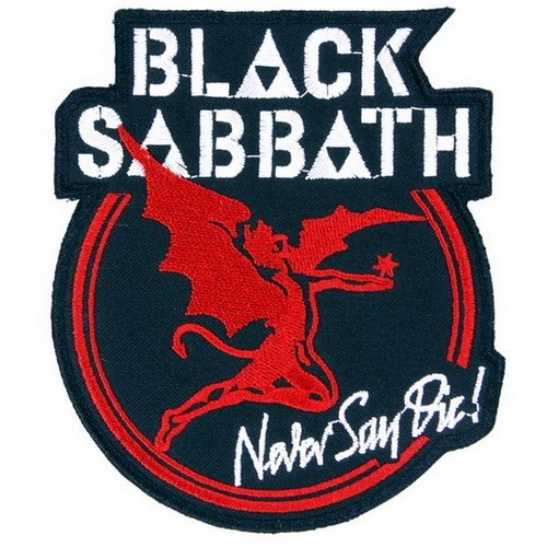 Декор нашивка  Black Sabbath - Never Say Die