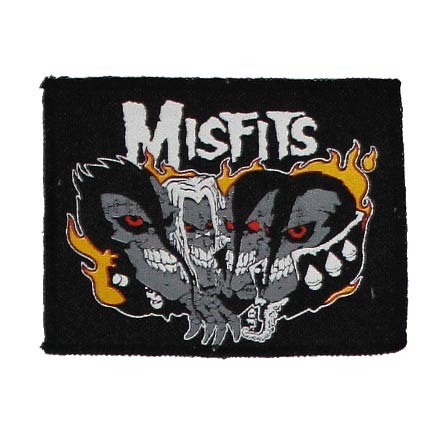 Декор нашивка  Misfits - черепа (95X115)