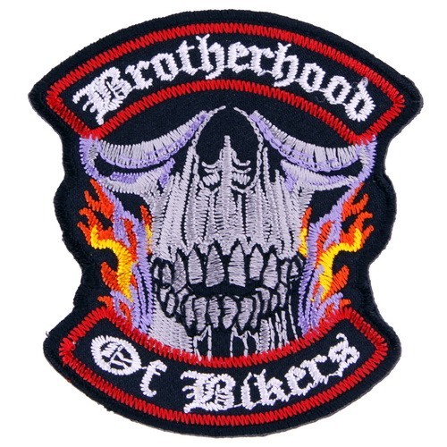 Декор нашивка Brotherhood of Bikers (7,0х8,0)
