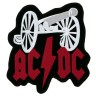 Декор нашивка  AC/DC с пушкой