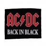 Декор нашивка  AC/DC - Back In Black (95X115)