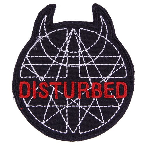 Декор нашивка  Disturbed (круглая)