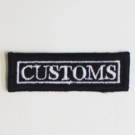 Декор нашивка Customs