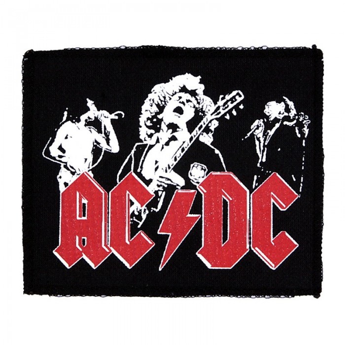 Декор нашивка  AC/DC - Let There Be Rock (115х95)