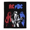 Декор нашивка  AC/DC - Let There Be Rock цветная (110х90)