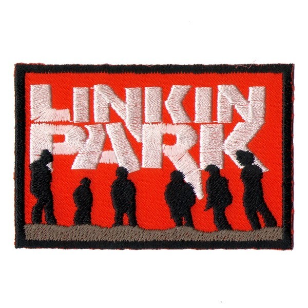 Декор нашивка  Linkin Park (красная)