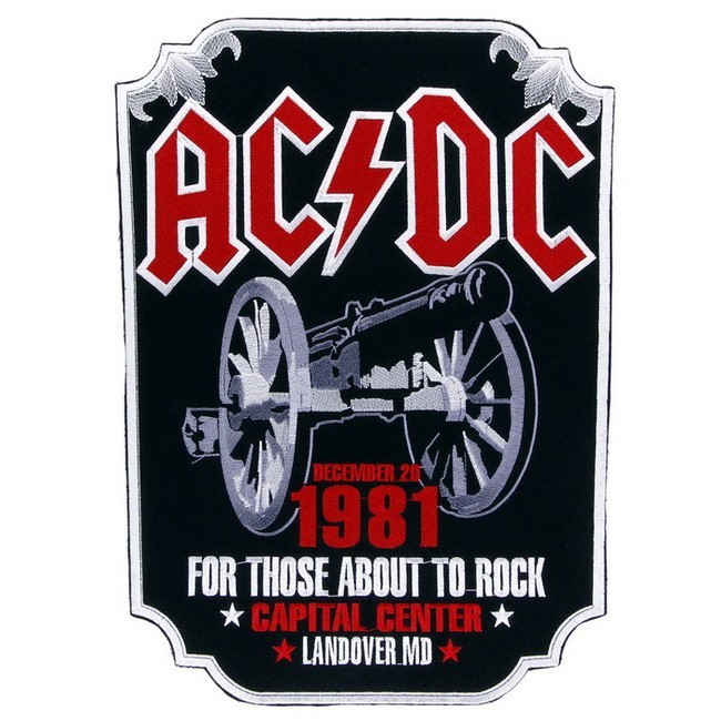 Декор нашивка  AC/DC For Those About To Rock 2