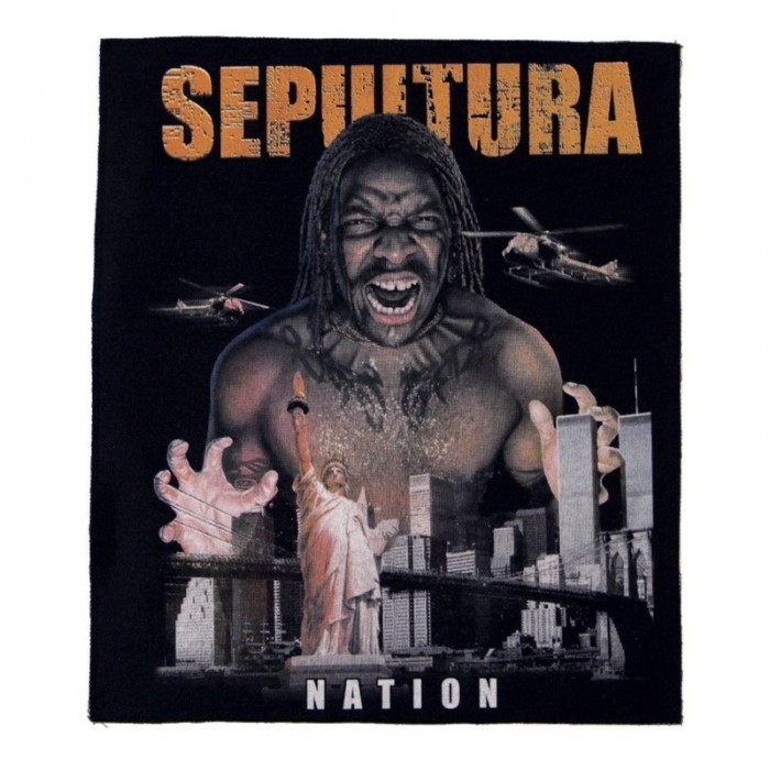 Декор нашивка  Sepultura "Nation"