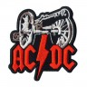 Декор нашивка  AC/DC пушка