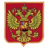 Декор нашивка  Россия герб