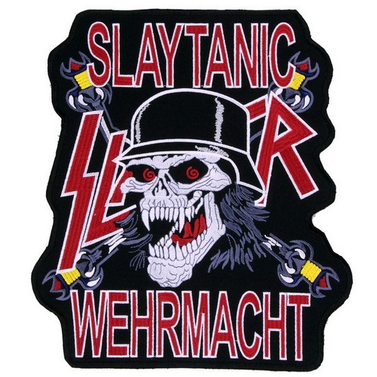 Декор нашивка  Slayer - Slaytanic Wehrmacht (большая)