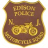 Декор нашивка Edison Police Motorcycle Squad Мотобатальон полиции Эдисона