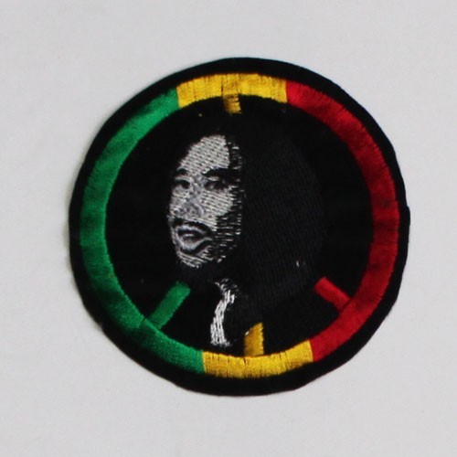 Декор нашивка  Bob Marley (круглая)