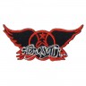 Декор нашивка  Aerosmith (красно-белая надпись)