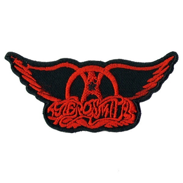 Декор нашивка  Aerosmith (красный)