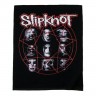 Декор нашивка  Slipknot маски в звезде