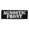 Декор нашивка  Agnostic Front (110х35)