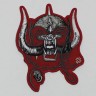 Декор нашивка  Motorhead (лого, красная)