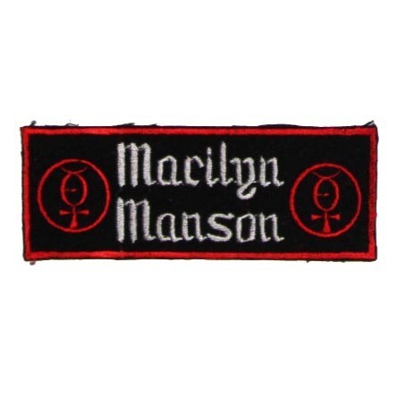 Декор нашивка  Marilyn Manson (анкх)