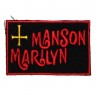 Декор нашивка  Marilyn Manson (крест)