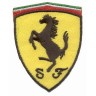 Декор нашивка Лого Ferrari (мал.) (4.4 х 5.9)