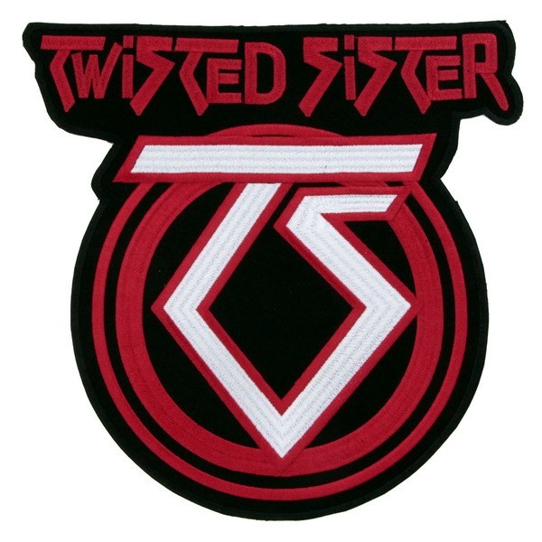 Декор нашивка  Twisted Sister (красный)