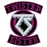 Декор нашивка  Twisted Sister (розовый)