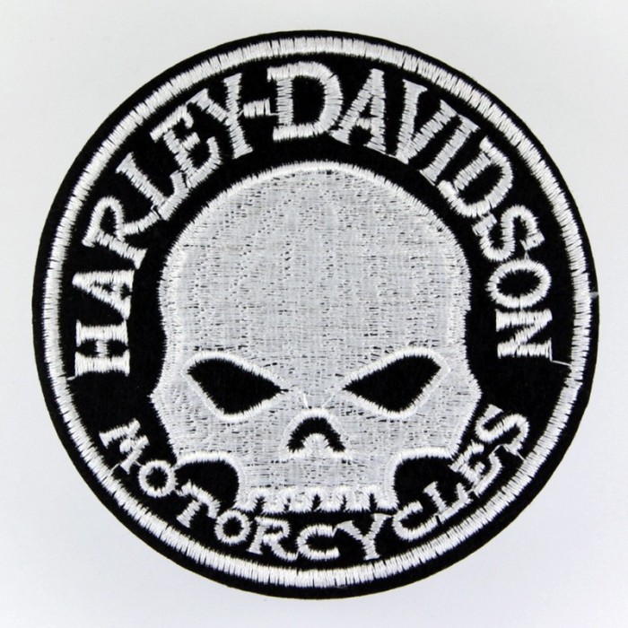 Декор нашивка Harley Davidson (Череп)