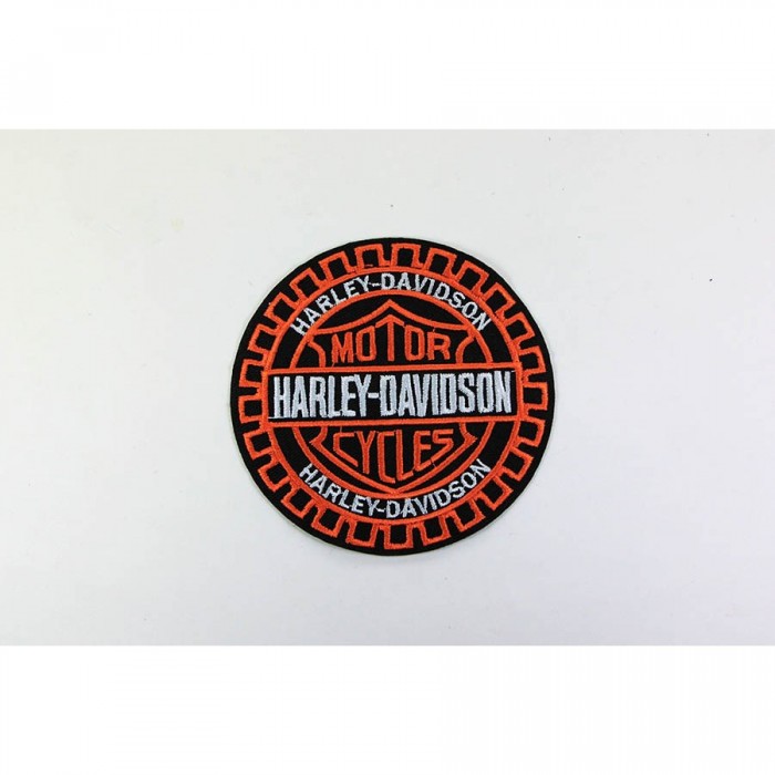 Декор нашивка Harley Davidson 100 mm (круглая)
