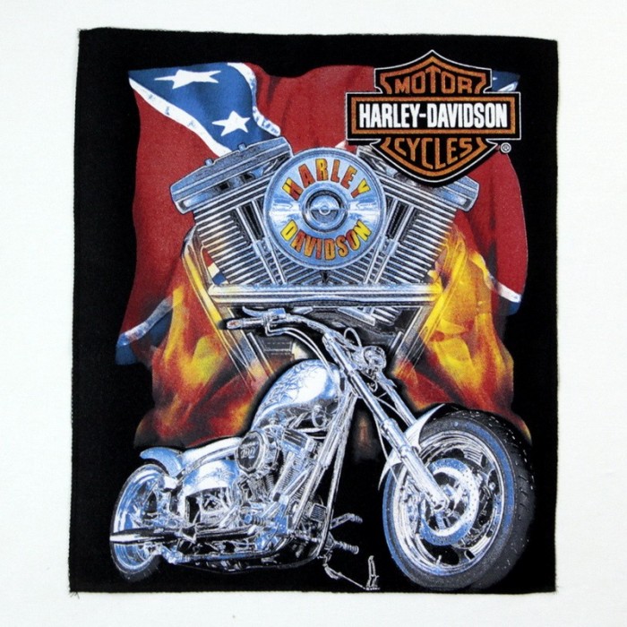 Декор нашивка  Harley Davidson мотор
