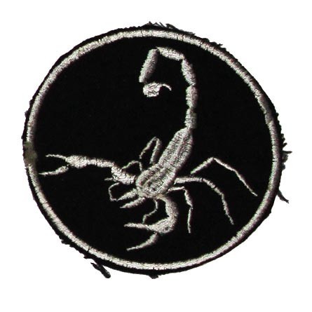 Декор нашивка  Скорпион