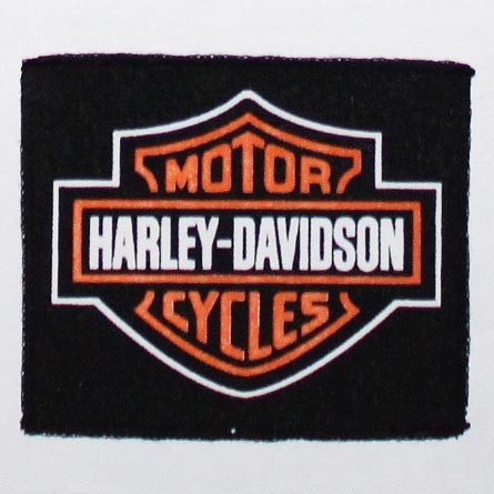 Декор нашивка Harley Davidson лого (90X115) 1