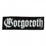 Декор нашивка  Gorgoroth (110х35)