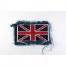 Декор нашивка  Флаг британский (джинсовая)