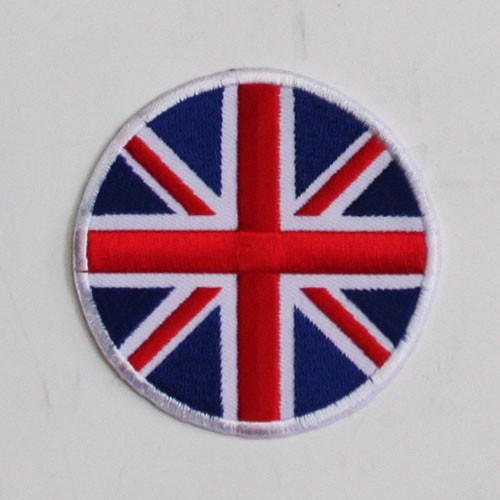 Декор нашивка  Флаг Британский (круглая)