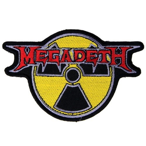 Декор нашивка  Megadeth (радиация)